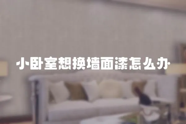 小臥室想換墻面漆怎么辦