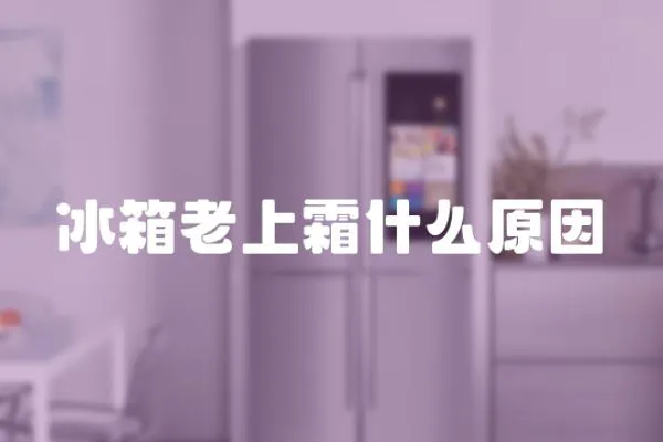 冰箱老上霜什么原因
