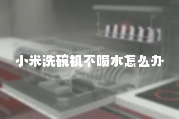 小米洗碗機(jī)不噴水怎么辦