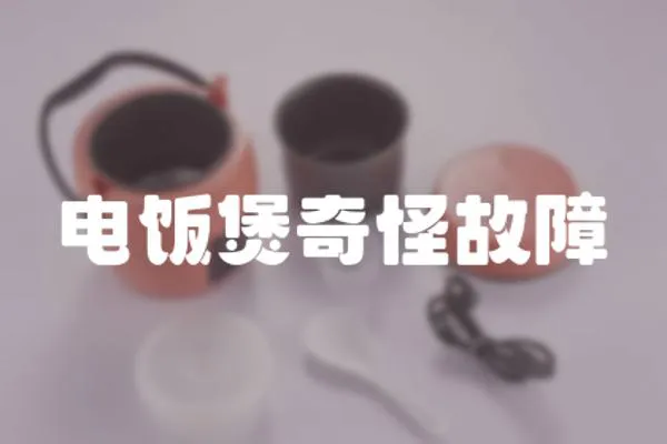 電飯煲奇怪故障