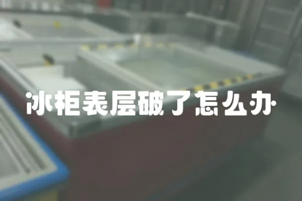 冰柜表層破了怎么辦