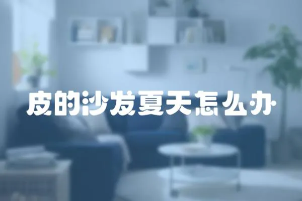 皮的沙發(fā)夏天怎么辦