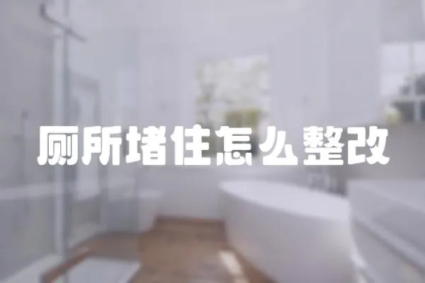 厕所堵住怎么整改