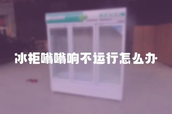冰柜嗡嗡響不運行怎么辦