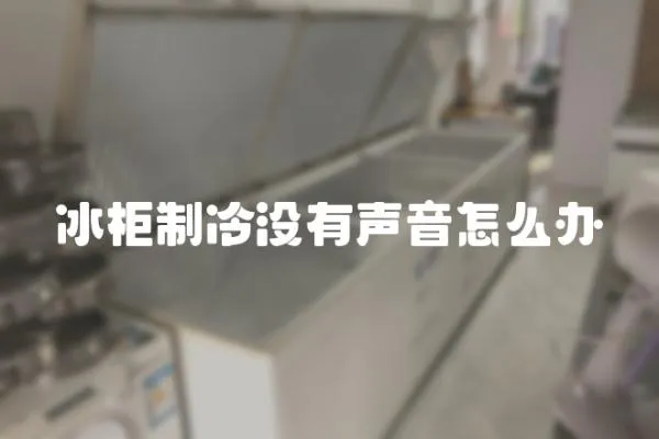 冰柜制冷沒有聲音怎么辦