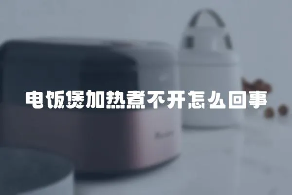 電飯煲加熱煮不開怎么回事