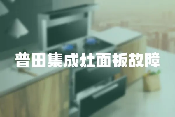 普田集成灶面板故障