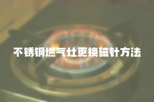 不銹鋼燃氣灶更換磁針方法