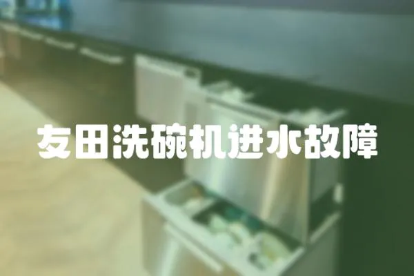 友田洗碗機進水故障