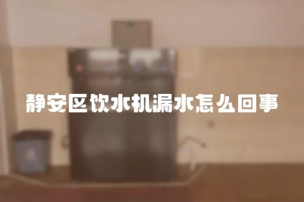 靜安區(qū)飲水機漏水怎么回事