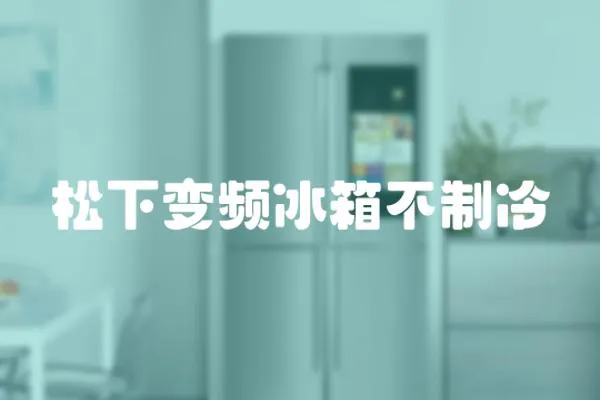 松下變頻冰箱不制冷