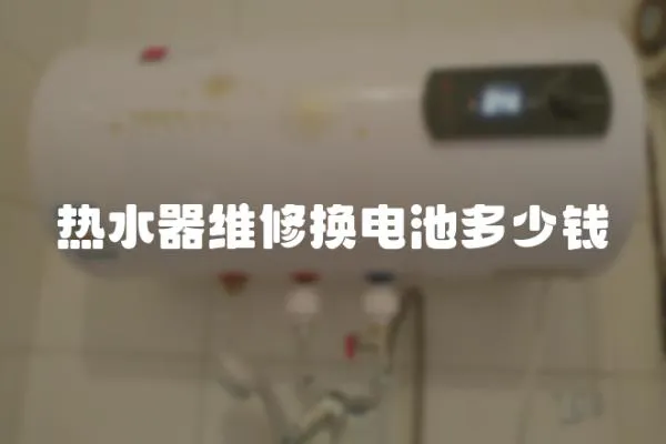 熱水器維修換電池多少錢