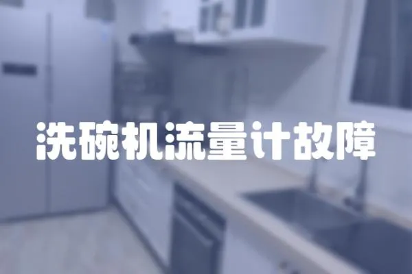 洗碗機流量計故障