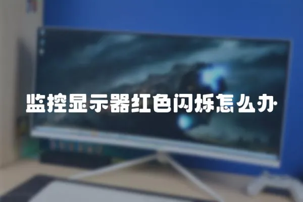 監(jiān)控顯示器紅色閃爍怎么辦