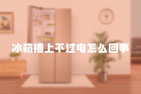 冰箱插上不過電怎么回事