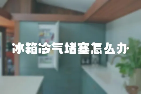 冰箱冷氣堵塞怎么辦
