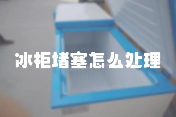 冰柜堵塞怎么處理