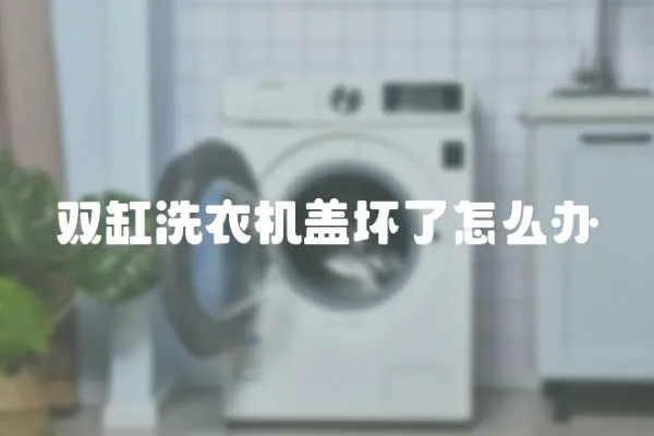 雙缸洗衣機蓋壞了怎么辦