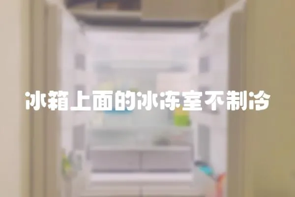 冰箱上面的冰凍室不制冷