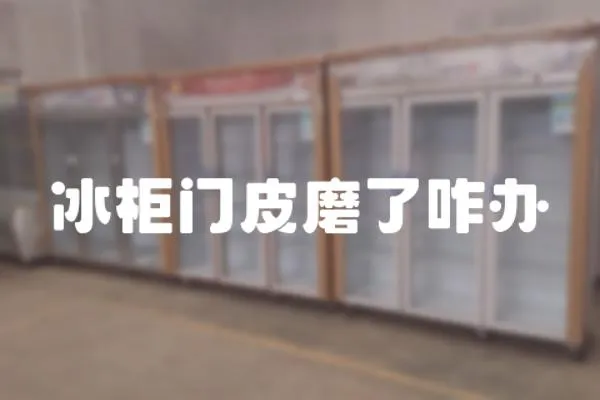 冰柜門皮磨了咋辦