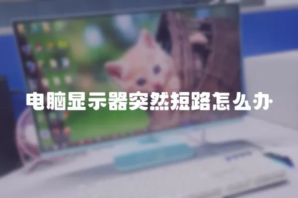 電腦顯示器突然短路怎么辦