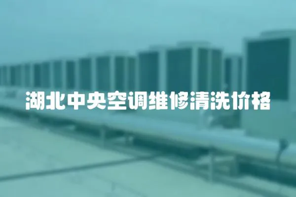 湖北中央空調維修清洗價格