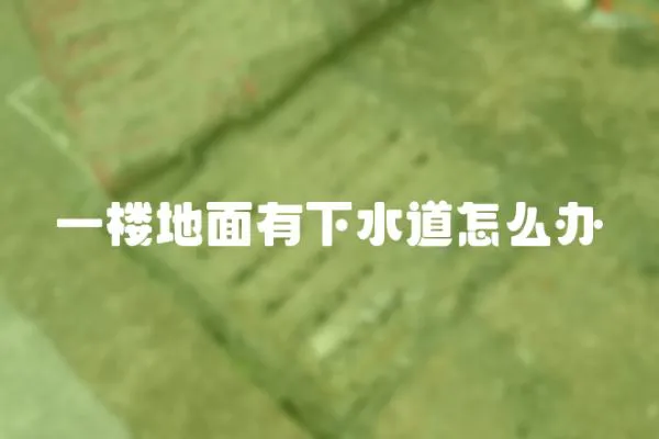 一樓地面有下水道怎么辦