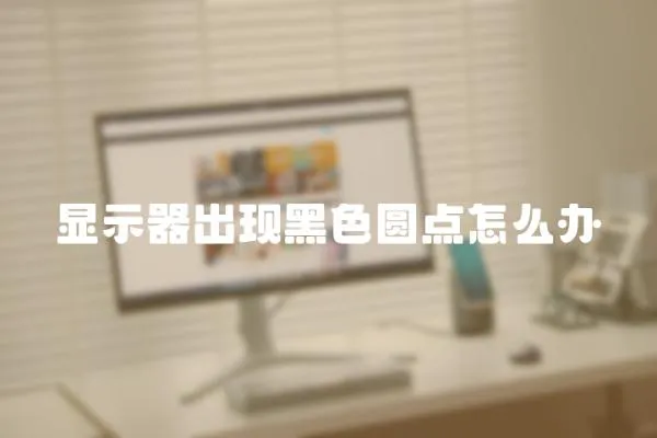 顯示器出現(xiàn)黑色圓點怎么辦
