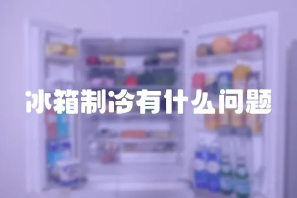 冰箱制冷有什么問題
