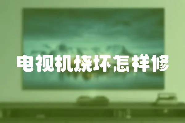 電視機燒壞怎樣修