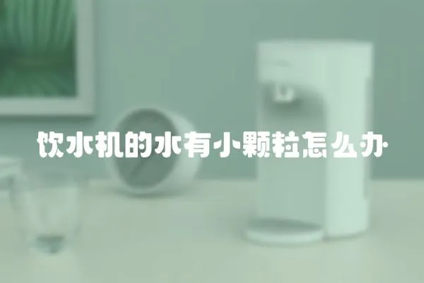 飲水機的水有小顆粒怎么辦