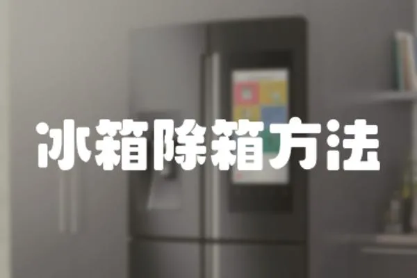 冰箱除箱方法