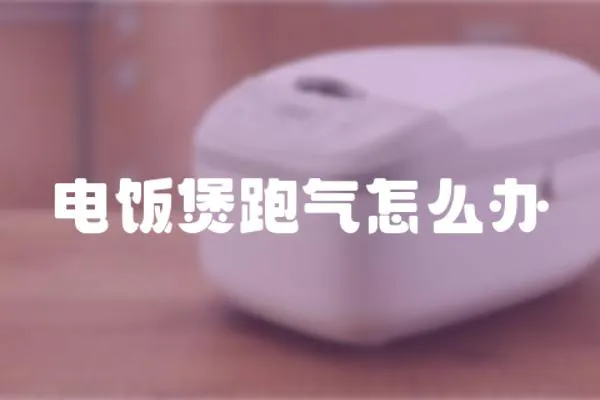 電飯煲跑氣怎么辦