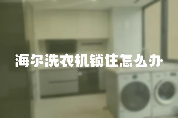 海爾洗衣機(jī)鎖住怎么辦