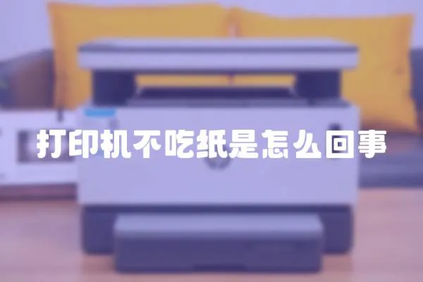 打印機(jī)不吃紙是怎么回事