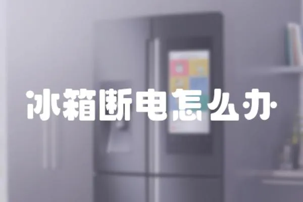 冰箱斷電怎么辦