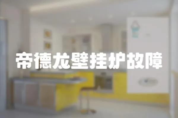 帝德龍壁掛爐故障