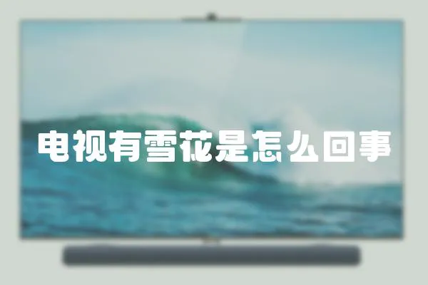 電視有雪花是怎么回事