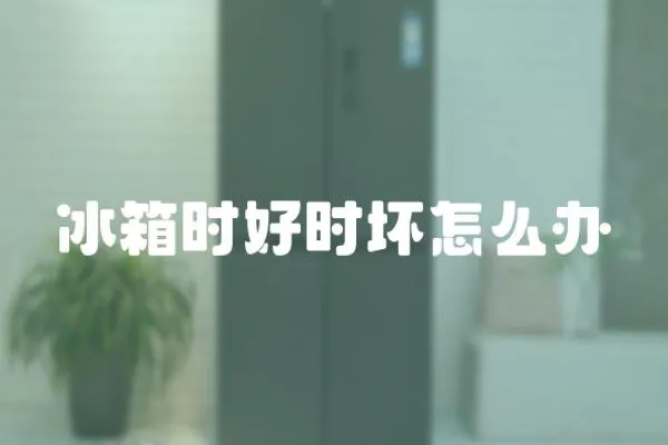 冰箱時(shí)好時(shí)壞怎么辦