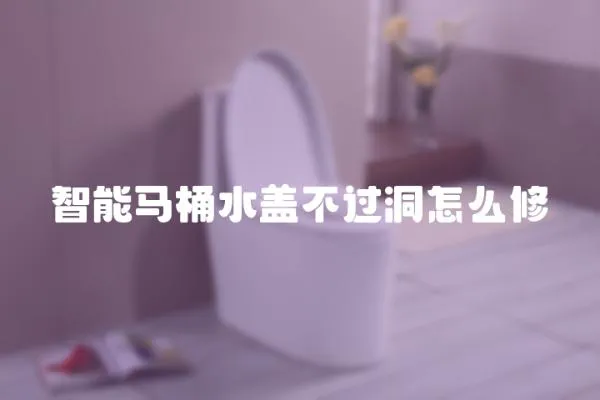 智能馬桶水蓋不過洞怎么修