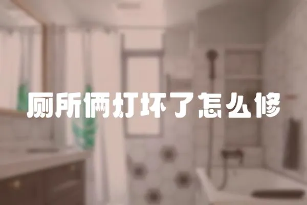 廁所倆燈壞了怎么修