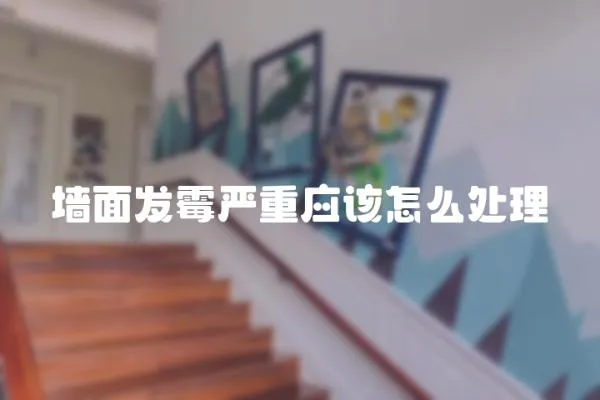 墻面發霉嚴重應該怎么處理