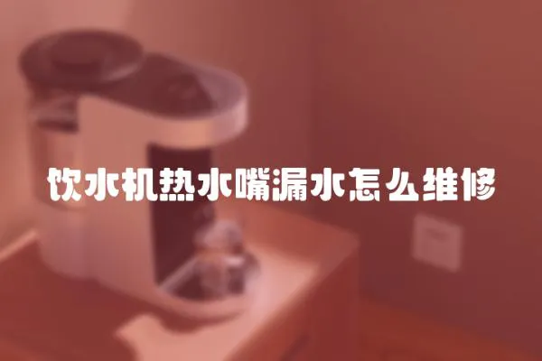 飲水機(jī)熱水嘴漏水怎么維修