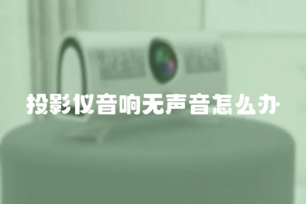 投影儀音響無聲音怎么辦