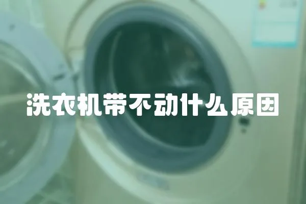 洗衣機帶不動什么原因