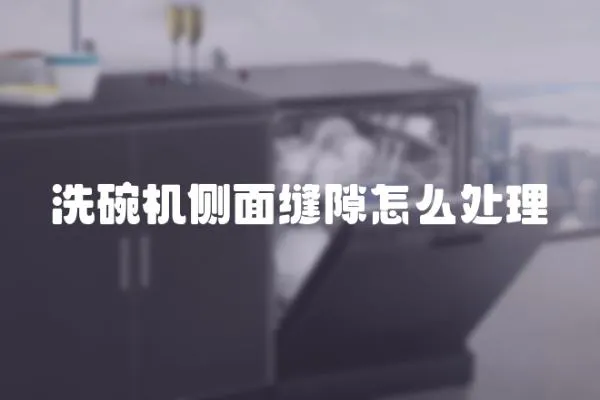 洗碗機側面縫隙怎么處理