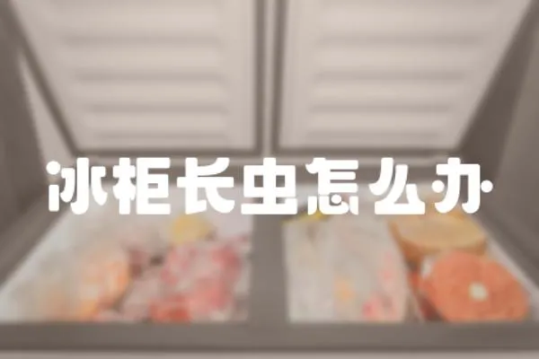 冰柜長蟲怎么辦
