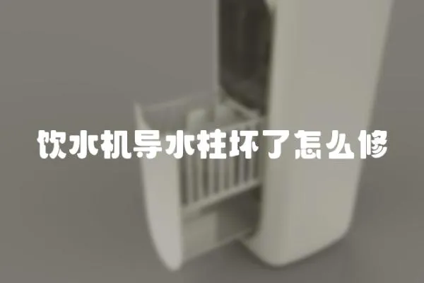 飲水機導水柱壞了怎么修