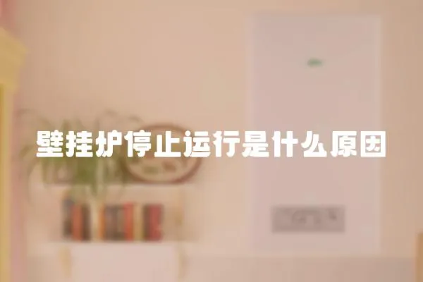 壁掛爐停止運行是什么原因