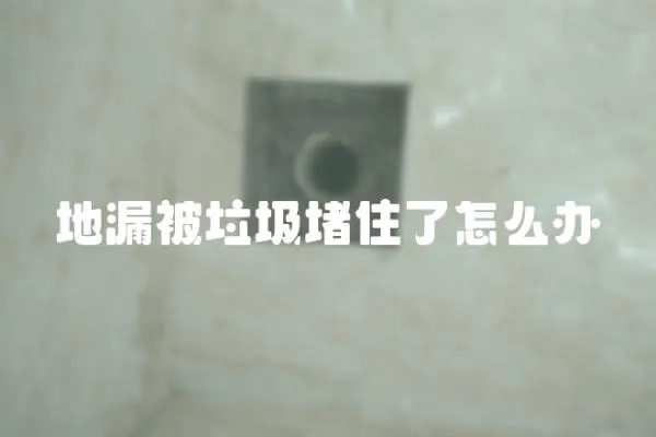 地漏被垃圾堵住了怎么辦